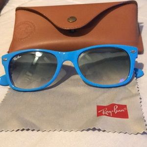 RayBan New Wafarer Blue Sunglasses